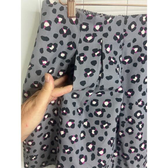 kate spade Cyber Cheetah Box Pleat‎ Skirt Size 14 - Picture 5 of 9